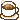 a small pixel art of coffee in a mug