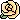pixel art of a yellow rose with a leaf sticking out to the left